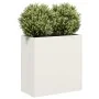 Pflanzgefäß aus kaltgewalztem Stahl in Weiß 80x40x80 cm von , Töpfe und Pflanzgefäße - Ref: Foro24-860711, Preis: 121,67 €, R...