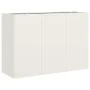 Kaltgewalzter weißer Stahlblumenkasten 120x40x80 cm von , Töpfe und Pflanzgefäße - Ref: Foro24-860718, Preis: 159,85 €, Rabat...