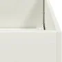 Kaltgewalzter weißer Stahlblumenkasten 120x40x80 cm von , Töpfe und Pflanzgefäße - Ref: Foro24-860718, Preis: 159,85 €, Rabat...