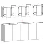 Rusted planter 200x40x80 cm corten steel by , Pots and planters - Ref: Foro24-860730, Price: 187,88 €, Discount: %