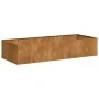Rostiger Pflanzkübel 200x80x40 cm aus Cortenstahl von , Töpfe und Pflanzgefäße - Ref: Foro24-860758, Preis: 117,81 €, Rabatt: %