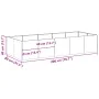 Jardinera oxidada 200x80x40 cm acero corten de , Maceteros y jardineras - Ref: Foro24-860758, Precio: 105,49 €, Descuento: %