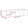 Rostiger Pflanzkübel 200x80x40 cm aus Cortenstahl von , Töpfe und Pflanzgefäße - Ref: Foro24-860758, Preis: 117,81 €, Rabatt: %