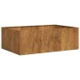 Jardinera oxidada 120x80x40 cm acero corten de , Maceteros y jardineras - Ref: Foro24-860751, Precio: 78,66 €, Descuento: %