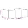 Jardinera oxidada 120x80x40 cm acero corten de , Maceteros y jardineras - Ref: Foro24-860751, Precio: 78,66 €, Descuento: %