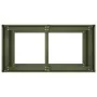 Pflanzgefäß aus kaltgewalztem Stahl in Olivgrün 80x40x80 cm von , Töpfe und Pflanzgefäße - Ref: Foro24-860713, Preis: 97,71 €...