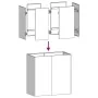 Pflanzgefäß aus kaltgewalztem Stahl in Olivgrün 80x40x80 cm von , Töpfe und Pflanzgefäße - Ref: Foro24-860713, Preis: 97,71 €...