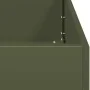 Pflanzgefäß aus kaltgewalztem Stahl in Olivgrün 80x40x80 cm von , Töpfe und Pflanzgefäße - Ref: Foro24-860713, Preis: 97,71 €...