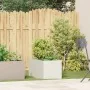 Cold-rolled white steel planter 40x80x40 cm by , Pots and planters - Ref: Foro24-860732, Price: 59,93 €, Discount: %