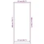 Brown doormat 115x300 cm by , Doormats - Ref: Foro24-4105587, Price: 70,51 €, Discount: %