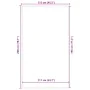 Anthrazitfarbene Fußmatte 115x200 cm von , Fußmatten - Ref: Foro24-4105553, Preis: 57,21 €, Rabatt: %