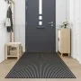 Felpudo a rayas negro y gris 115x300 cm de , Felpudos - Ref: Foro24-4105598, Precio: 79,93 €, Descuento: %