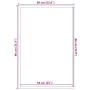 Anthrazit Fußmatte 60x90 cm von , Fußmatten - Ref: Foro24-4105547, Preis: 16,12 €, Rabatt: %