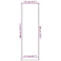 Graue Fußmatte 115x400 cm von , Fußmatten - Ref: Foro24-4105643, Preis: 103,19 €, Rabatt: %