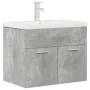 Mueble de baño con lavabo incorporado y grifo gris hormigón de , Muebles de baño - Ref: Foro24-3324889, Precio: 186,12 €, Des...