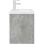 Badezimmermöbel mit integriertem Waschbecken und grauem Betonhahn. von , Badezimmermöbel - Ref: Foro24-3324889, Preis: 186,15...