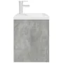 Mueble de baño con lavabo incorporado y grifo gris hormigón de , Muebles de baño - Ref: Foro24-3324889, Precio: 186,12 €, Des...