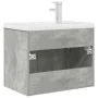Mueble de baño con lavabo incorporado y grifo gris hormigón de , Muebles de baño - Ref: Foro24-3324889, Precio: 186,12 €, Des...