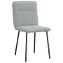 Dining chairs, set of 4, light gray velvet by , dining chairs - Ref: Foro24-3315309, Price: 167,72 €, Discount: %
