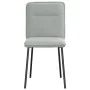 Dining chairs, set of 4, light gray velvet by , dining chairs - Ref: Foro24-3315309, Price: 167,72 €, Discount: %