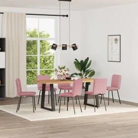 Esstischstühle, 6 Stück, rosa Samt von , Essstühle - Ref: Foro24-3315618, Preis: 261,07 €, Rabatt: %