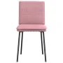 Sillas de comedor 6 unidades terciopelo rosa de , Sillas de comedor - Ref: Foro24-3315618, Precio: 260,67 €, Descuento: %