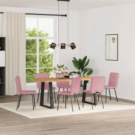 Esstischstühle, 6 Stück, rosa Samt von , Essstühle - Ref: Foro24-3315583, Preis: 247,36 €, Rabatt: %