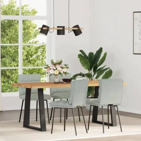 Sillas de comedor 4 unidades terciopelo gris claro de , Sillas de comedor - Ref: Foro24-3315382, Precio: 184,13 €, Descuento: %