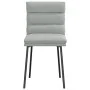 Sillas de comedor 4 unidades terciopelo gris claro de , Sillas de comedor - Ref: Foro24-3315382, Precio: 184,13 €, Descuento: %