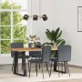 Sillas de comedor 4 unidades terciopelo gris oscuro de , Sillas de comedor - Ref: Foro24-3315410, Precio: 171,74 €, Descuento: %