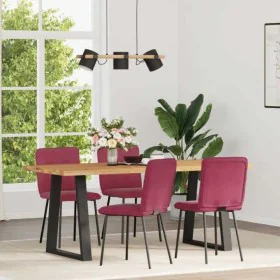 Dining chairs 4 units velvet deep red by , dining chairs - Ref: Foro24-3315314, Price: 166,28 €, Discount: %
