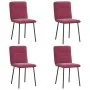 Dining chairs 4 units velvet deep red by , dining chairs - Ref: Foro24-3315314, Price: 166,25 €, Discount: %