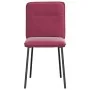 Dining chairs 4 units velvet deep red by , dining chairs - Ref: Foro24-3315314, Price: 166,25 €, Discount: %