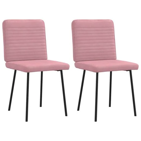Dining chairs 2 units pink velvet by , dining chairs - Ref: Foro24-4101137, Price: 87,82 €, Discount: %
