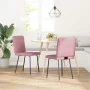 Dining chairs 2 units pink velvet by , dining chairs - Ref: Foro24-4101137, Price: 87,82 €, Discount: %