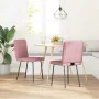 Esszimmerstühle, 2 Stück, rosa Samt von , Essstühle - Ref: Foro24-4101137, Preis: 87,82 €, Rabatt: %