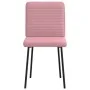 Dining chairs 2 units pink velvet by , dining chairs - Ref: Foro24-4101137, Price: 87,82 €, Discount: %