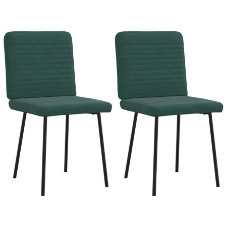 Esszimmerstühle, 2 Stück, dunkelgrüner Samt von , Essstühle - Ref: Foro24-4101135, Preis: 87,82 €, Rabatt: %