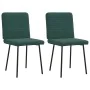 Esszimmerstühle, 2 Stück, dunkelgrüner Samt von , Essstühle - Ref: Foro24-4101135, Preis: 87,82 €, Rabatt: %