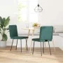 Esszimmerstühle, 2 Stück, dunkelgrüner Samt von , Essstühle - Ref: Foro24-4101135, Preis: 87,82 €, Rabatt: %