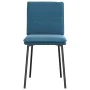 Esstischstühle, 6 Stück, blauer Samt von , Essstühle - Ref: Foro24-3315624, Preis: 261,07 €, Rabatt: %