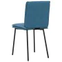 Esstischstühle, 6 Stück, blauer Samt von , Essstühle - Ref: Foro24-3315624, Preis: 261,07 €, Rabatt: %