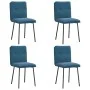 Esszimmerstühle, 4 Stück, blauer Samt von , Essstühle - Ref: Foro24-3315419, Preis: 169,90 €, Rabatt: %