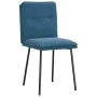 Dining chairs 4 units blue velvet by , dining chairs - Ref: Foro24-3315419, Price: 169,88 €, Discount: %