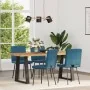 Esszimmerstühle, 4 Stück, blauer Samt von , Essstühle - Ref: Foro24-3315213, Preis: 165,10 €, Rabatt: %