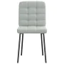 Swivel dining chairs 6 pcs light gray velvet by , dining chairs - Ref: Foro24-3315450, Price: 254,84 €, Discount: %