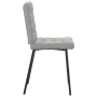 Drehbare Esszimmerstühle, 6 Stück, hellgraues Samtgewebe. von , Essstühle - Ref: Foro24-3315450, Preis: 254,86 €, Rabatt: %