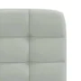 Drehbare Esszimmerstühle, 6 Stück, hellgraues Samtgewebe. von , Essstühle - Ref: Foro24-3315450, Preis: 254,86 €, Rabatt: %