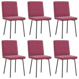 Esstischstühle, 6 Stück, Samt, Weinrot. von , Essstühle - Ref: Foro24-3315478, Preis: 246,08 €, Rabatt: %