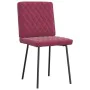 Esstischstühle, 6 Stück, Samt, Weinrot. von , Essstühle - Ref: Foro24-3315478, Preis: 246,08 €, Rabatt: %